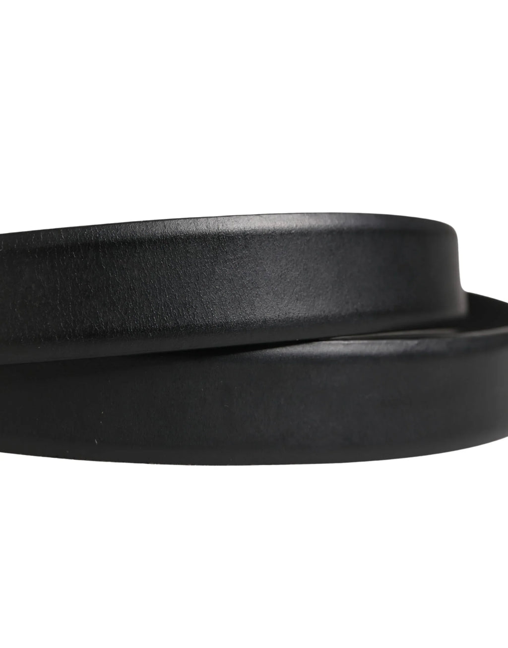 Dolce & Gabbana Men Black Classic Leather Metal Buckle Belt - Zeiniez