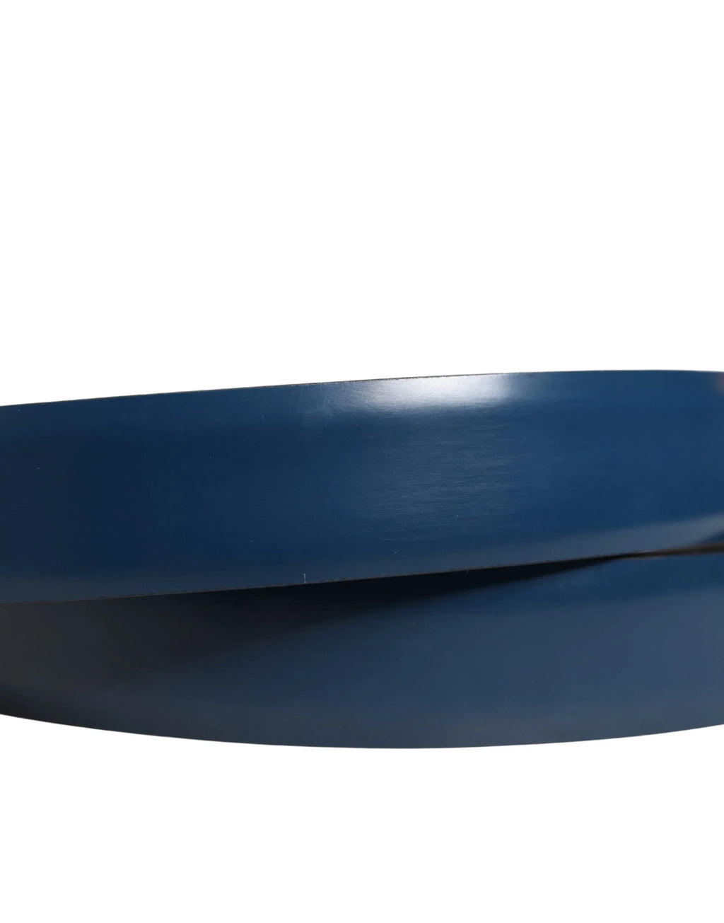 Dolce & Gabbana Men Blue Classic Leather Metal Buckle Belt - Zeiniez