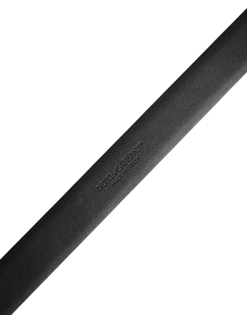 Dolce & Gabbana Men Blue Classic Leather Metal Buckle Belt - Zeiniez