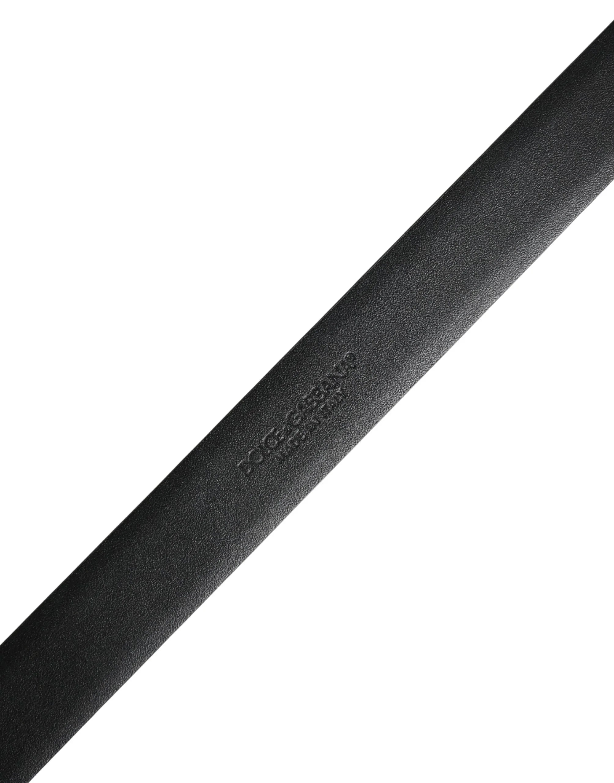 Dolce & Gabbana Men Blue Classic Leather Metal Buckle Belt - Zeiniez