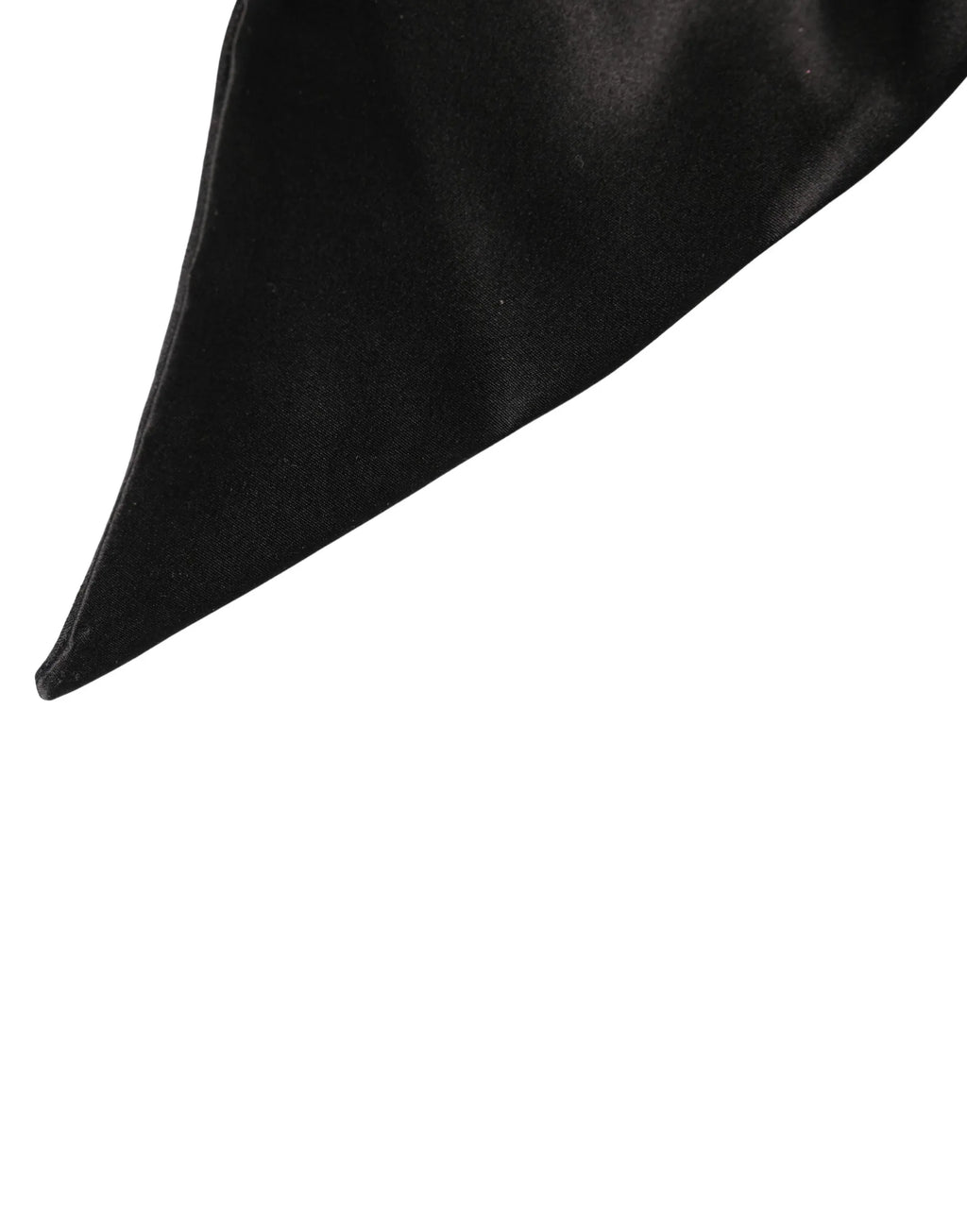 Dolce & Gabbana Black Silk Satin Sash Wide Waist Women Belt - Zeiniez