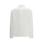 Max Mara White Cotton Dress Shirt - Zeiniez