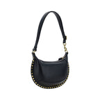 Isabel Marant Black Calf Leather Bos Taurus Shoulder Bag