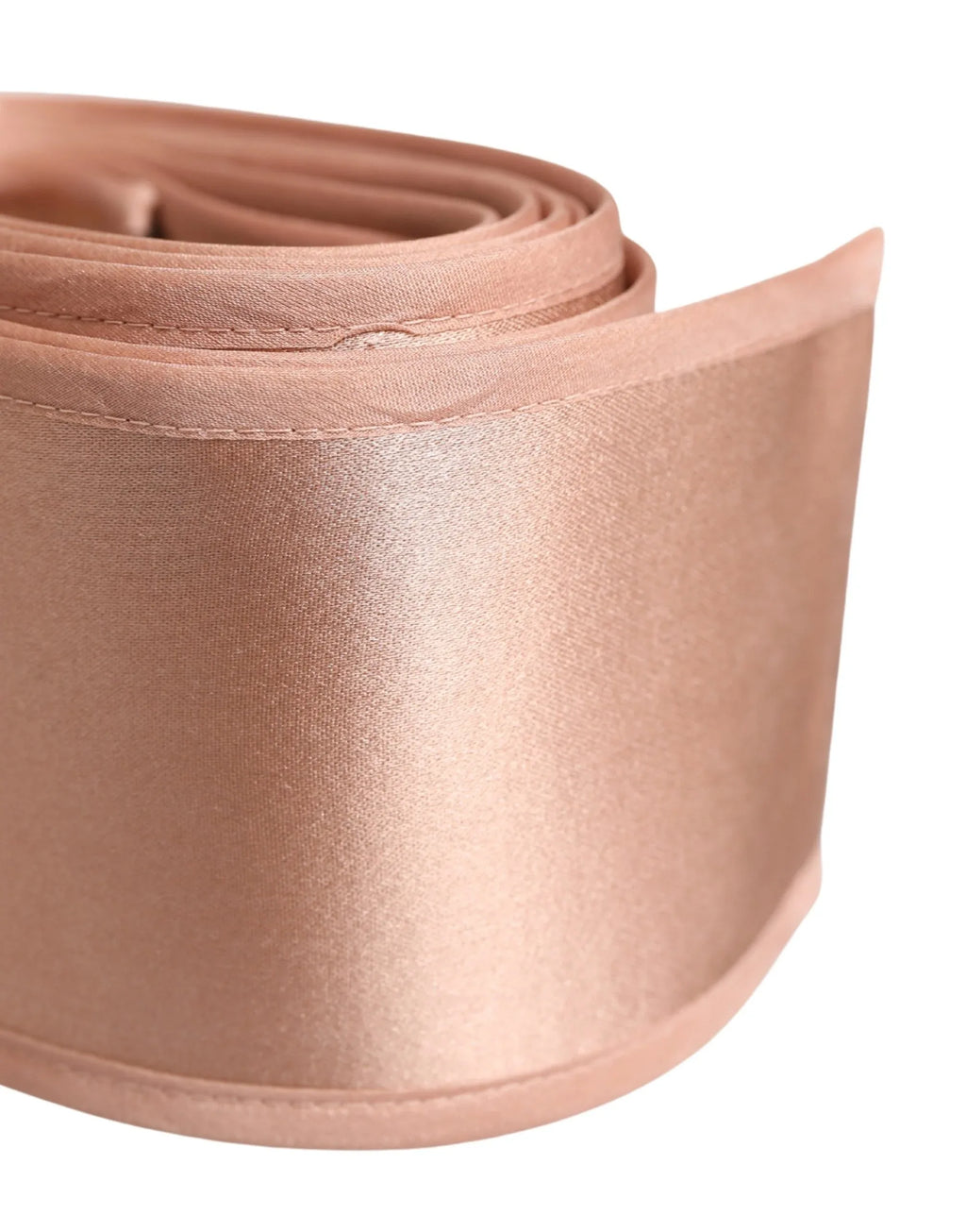 Dolce & Gabbana Light Pink Silk Satin Waist Women Cintura Belt - Zeiniez