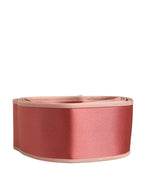 Dolce & Gabbana Pink Silk Satin Waist Women Cintura Belt - Zeiniez
