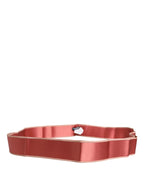 Dolce & Gabbana Pink Silk Satin Waist Women Cintura Belt - Zeiniez