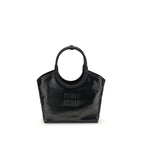 Miu Miu Black Calf Leather Bos Taurus Handbag - Zeiniez
