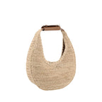 Staud Beige Raffia Handbag