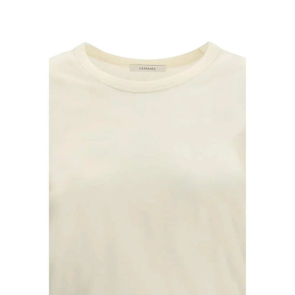Lemaire Beige Cotton T-Shirt - Zeiniez
