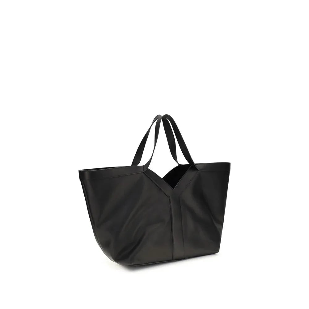 Saint Laurent Black Calf Leather Bos Taurus Shoulder Bag - Zeiniez