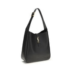 Saint Laurent Black Calf Leather Bos Taurus Shoulder Bag - Zeiniez