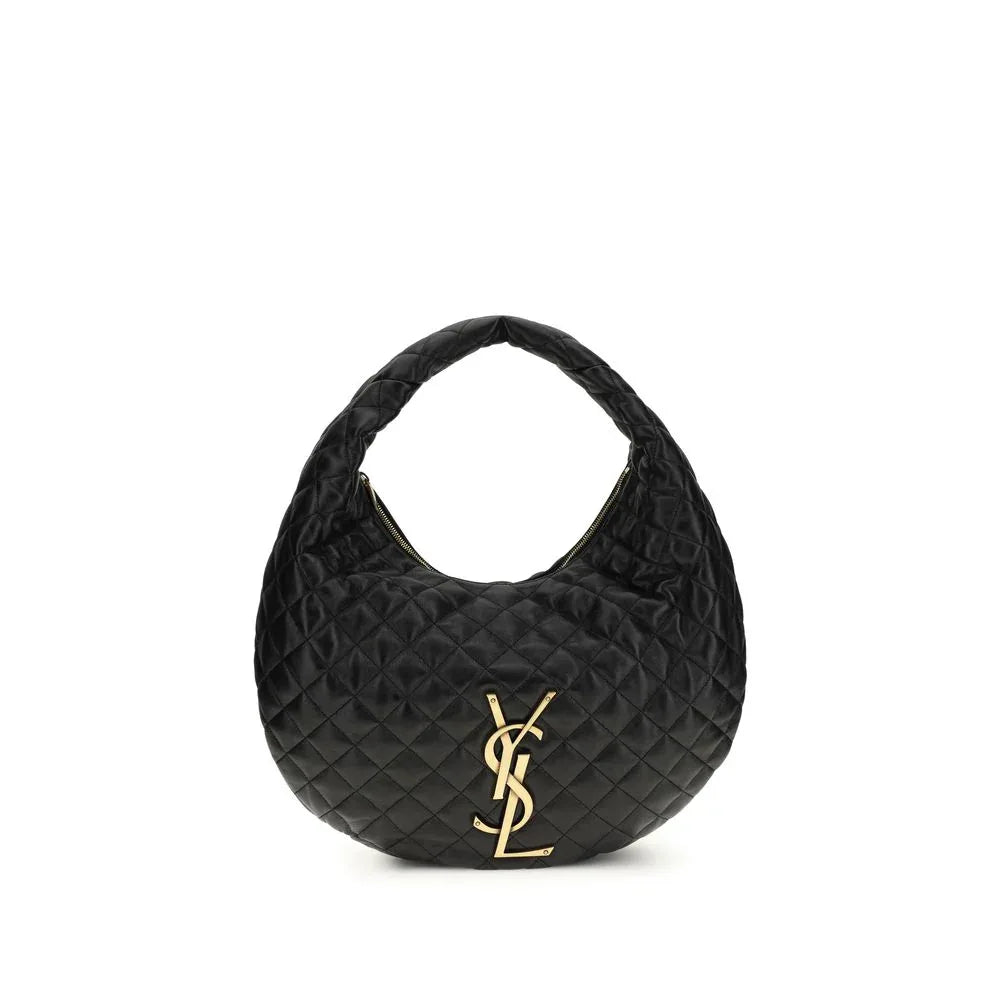 Saint Laurent Black Lamb Ovis Aries Aries Shoulder Bag - Zeiniez