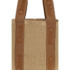 Chloé Beige Raffia Handbag