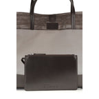 Staud Brown Nylon Handbag