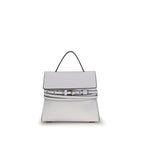Moschino White Calf Leather Bos Taurus Handbag