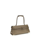 Moschino Beige Calf Leather Bos Taurus Shoulder Bag - Zeiniez