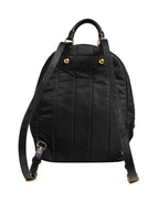Dolce & Gabbana VULCANO Black Nylon #DGFAMILY Embellished Backpack Bag - Zeiniez