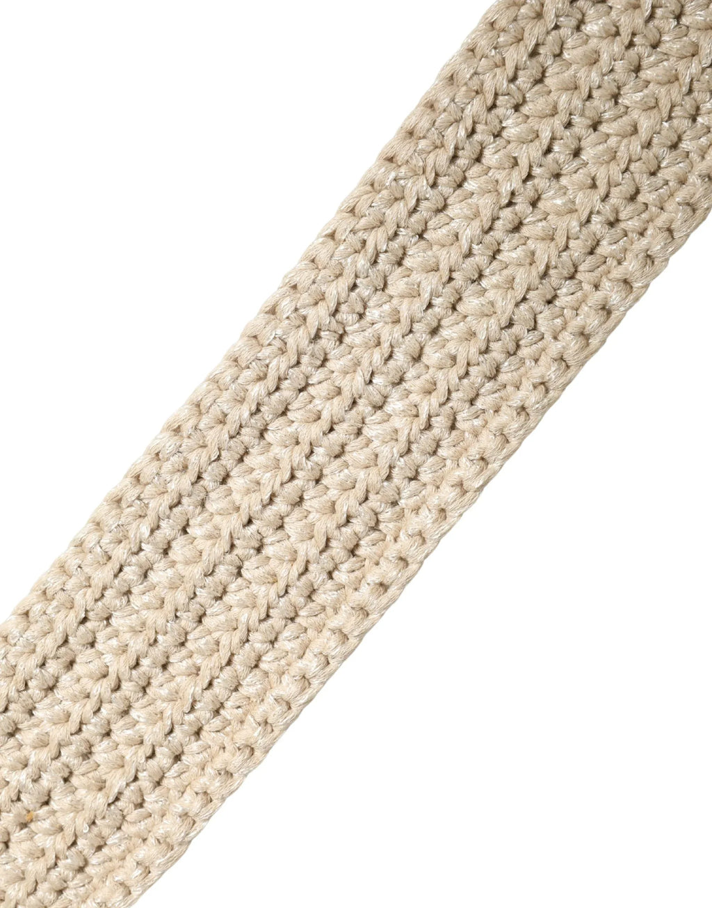 Ermanno Scervino Beige Woven Vintage Metal Buckle Waist Belt - Zeiniez