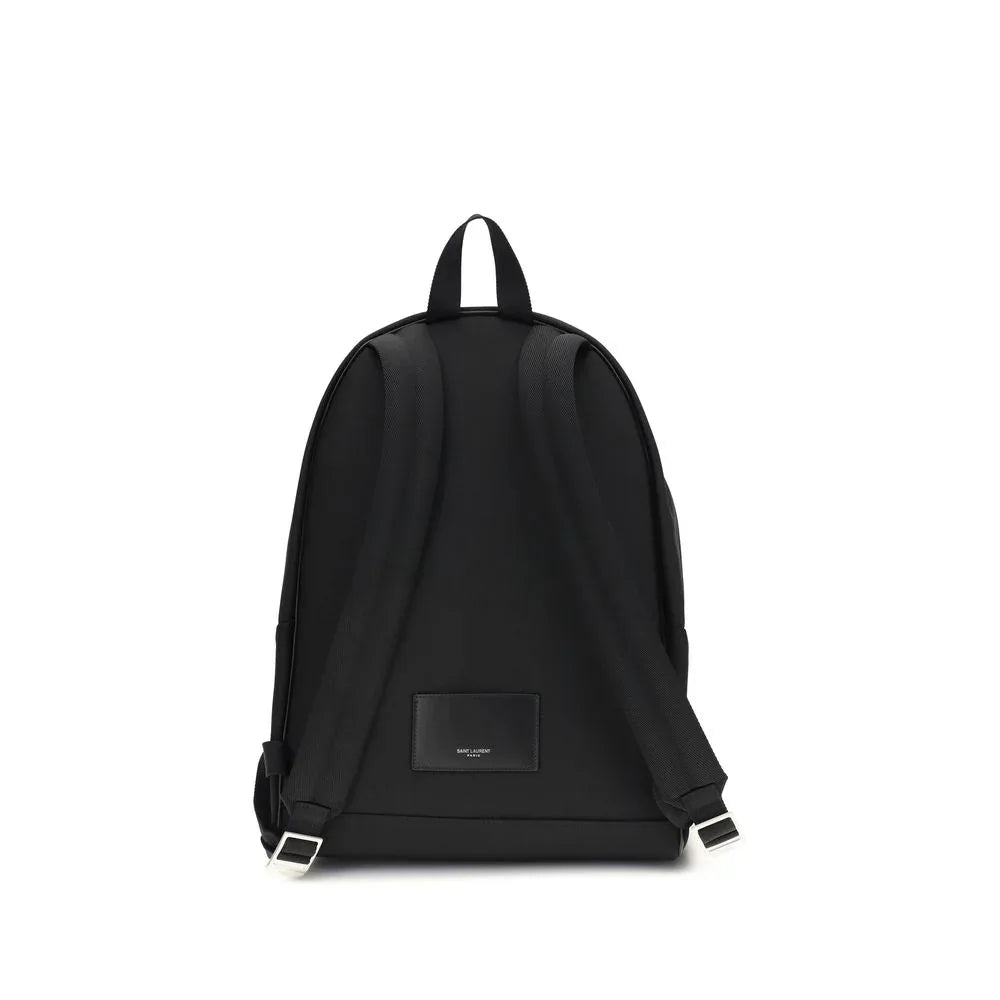 Saint Laurent Black Fabric Backpack - Zeiniez