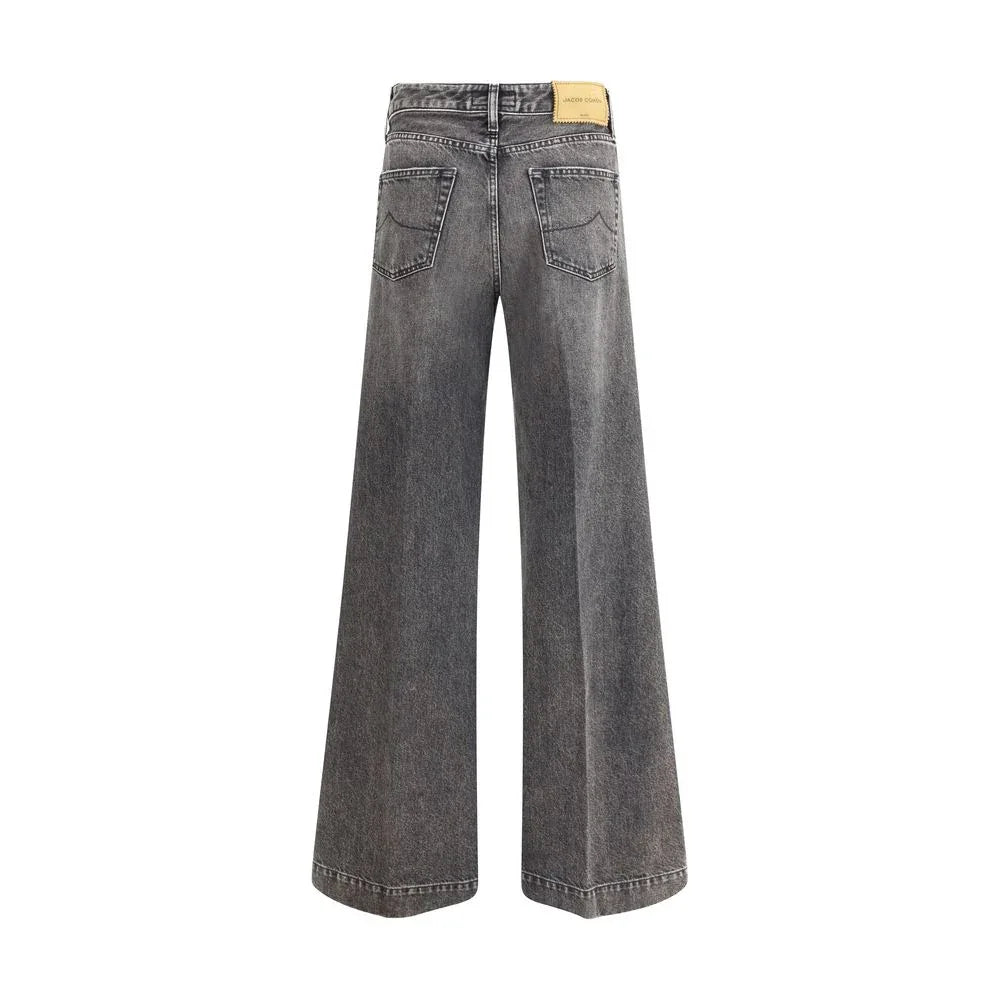 Jacob Cohen Gray Cotton Relaxed Fit Jeans - Zeiniez
