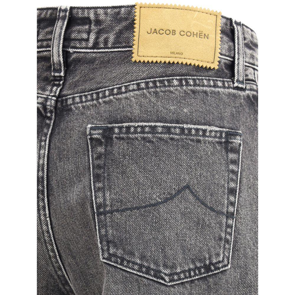 Jacob Cohen Gray Cotton Relaxed Fit Jeans - Zeiniez
