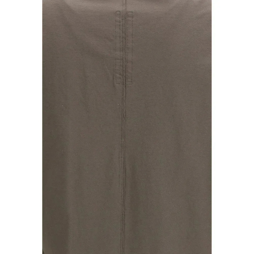 Rick Owens Brown Cotton T-Shirt - Zeiniez