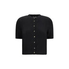 Khaite Black Cashmere Cardigan - Zeiniez