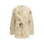 Alanui Beige Cotton Cardigan
