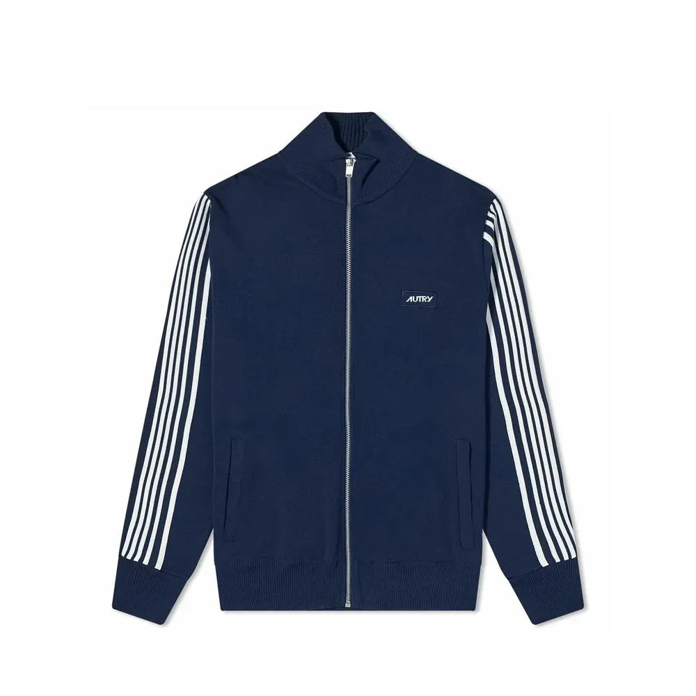 Autry Blue Nylon Cardigan - Zeiniez