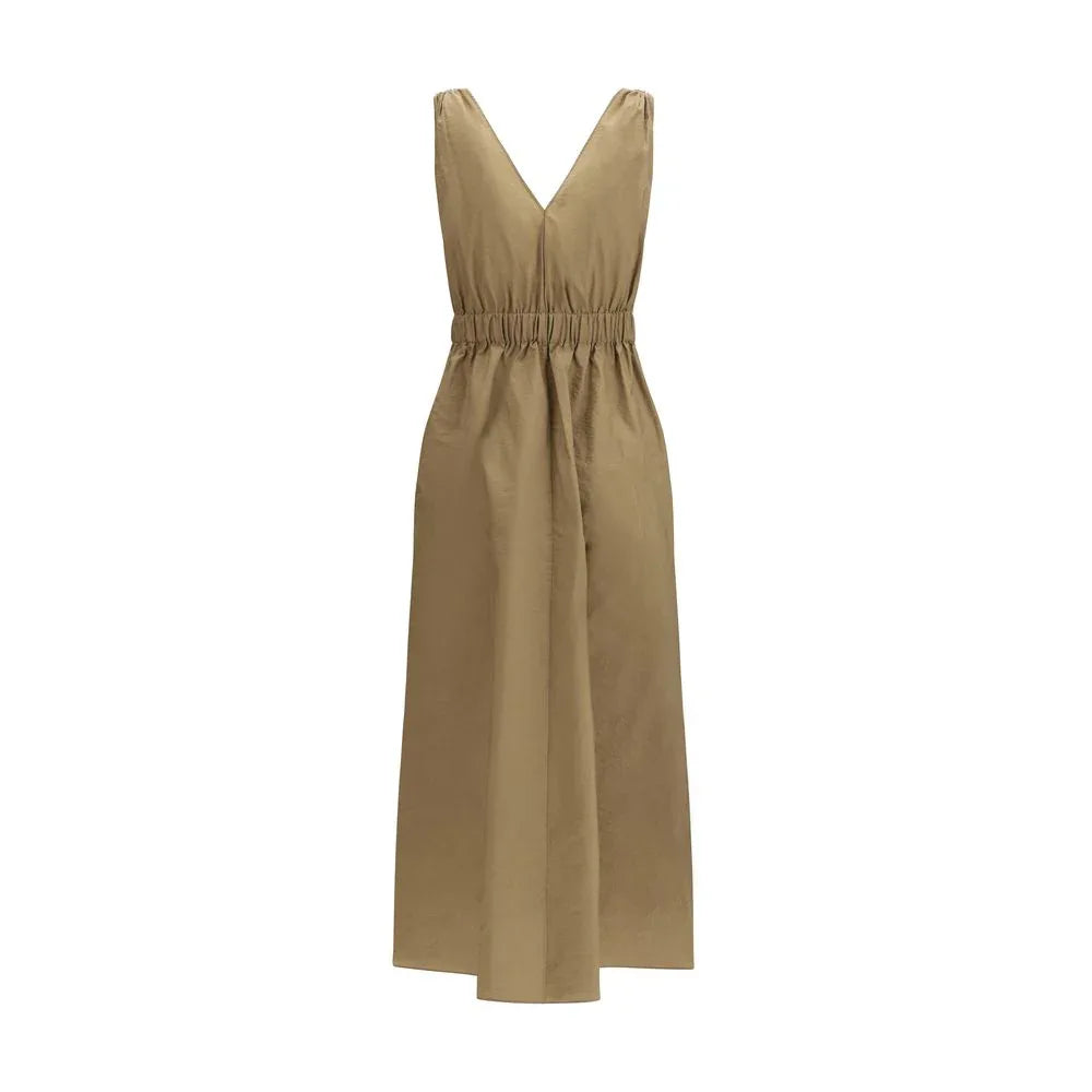 Brunello Cucinelli Beige Polyamide Casual Dress - Zeiniez