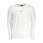 Hugo Boss White Organic Cotton Men T-Shirt