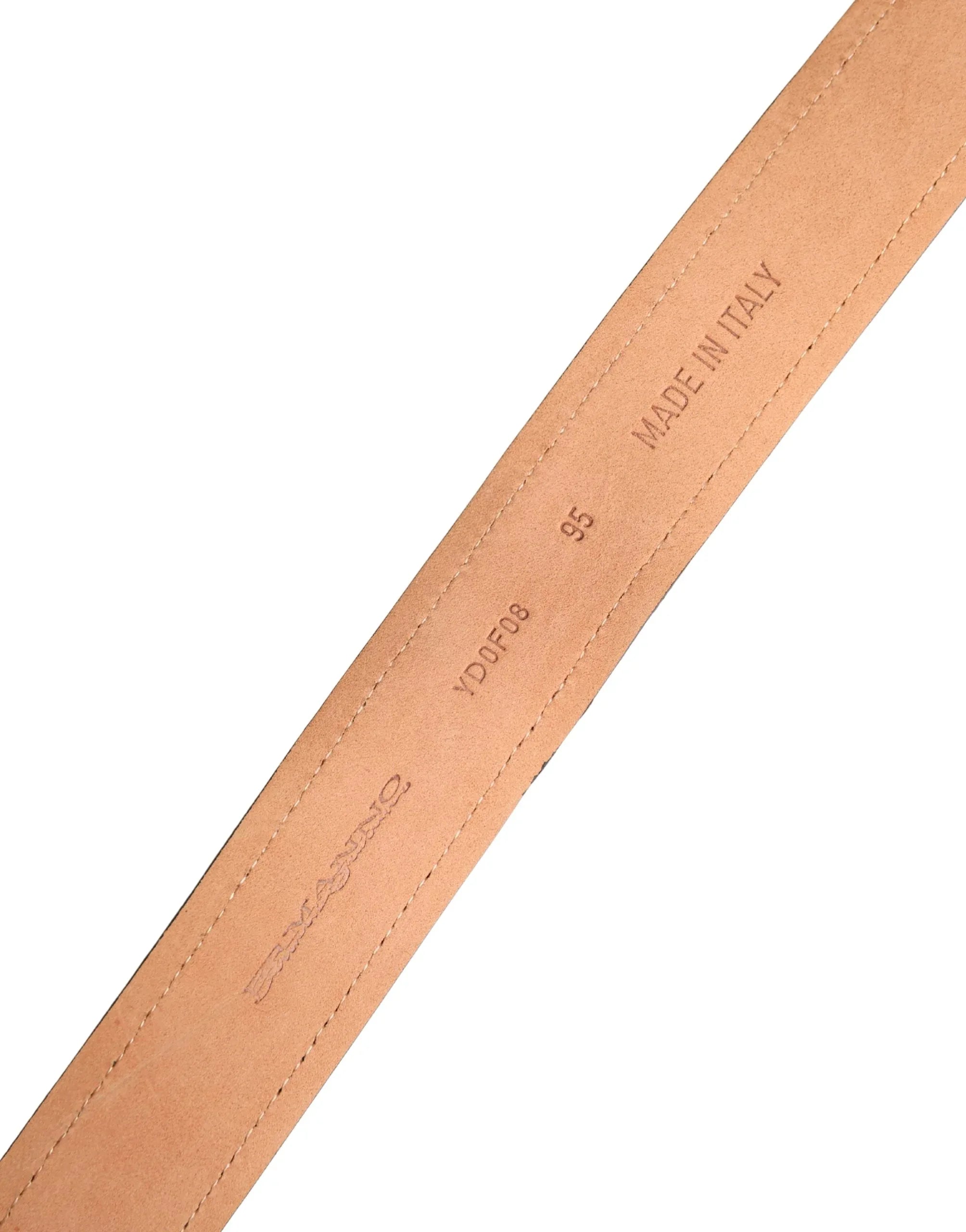 Ermanno Scervino Black Wool Cotton Logo Metal Buckle Belt - Zeiniez