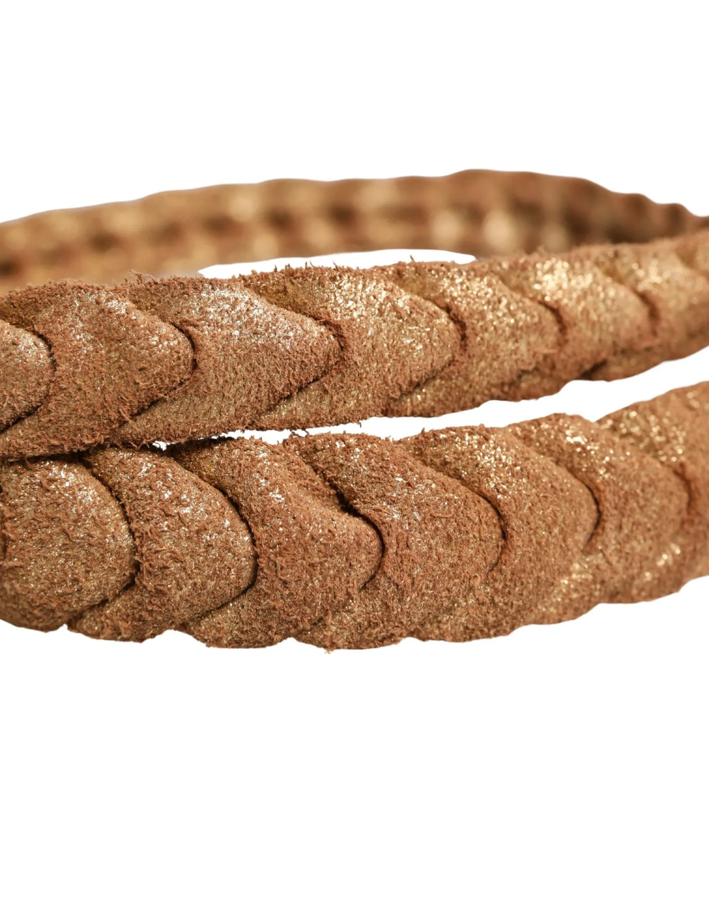 Ermanno Scervino Brown Leather Braided Metal Buckle Belt - Zeiniez