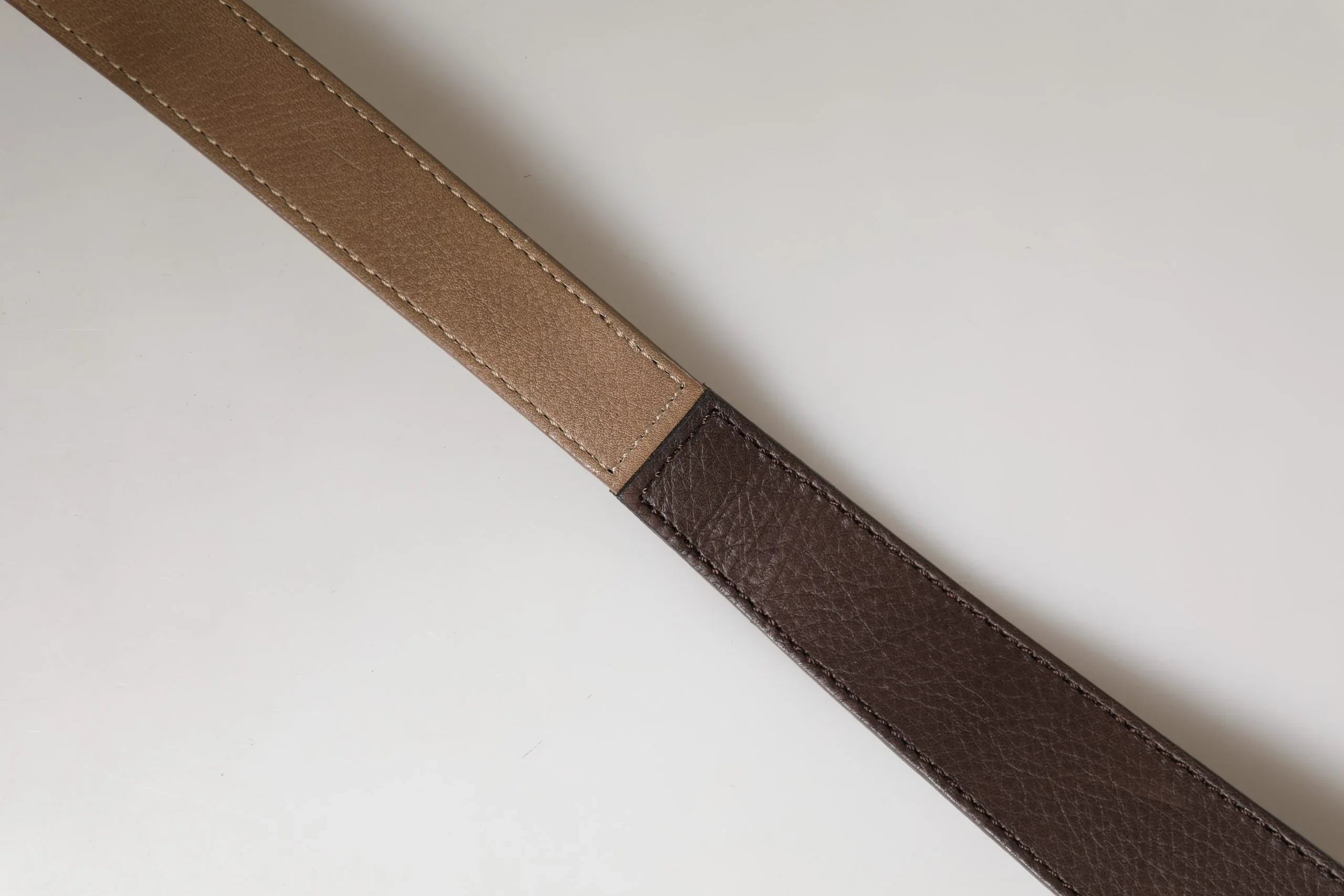 GF Ferre Brown Genuine Leather Logo Wide Waist Women Belt - Zeiniez