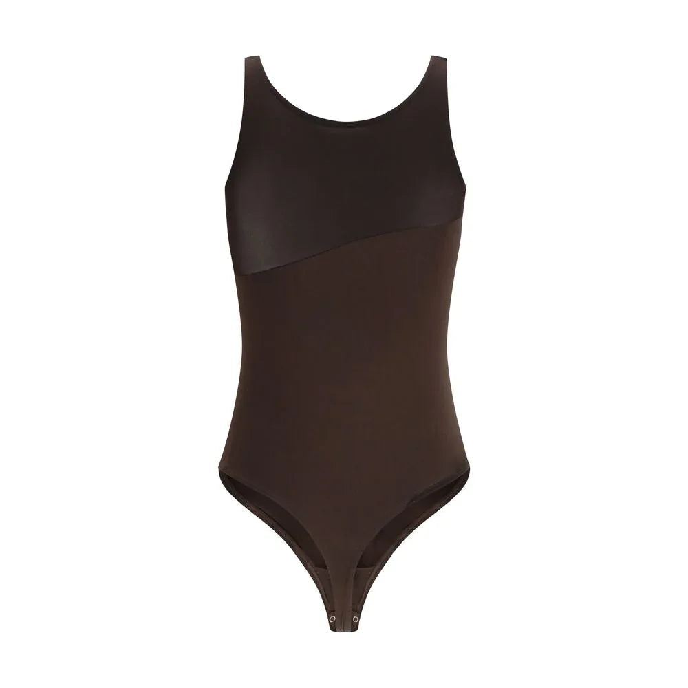 Wolford Brown Polyamide Bodysuit - Zeiniez