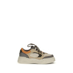 Fendi Multicolor Calf Leather Bos Taurus Chunky Sneakers