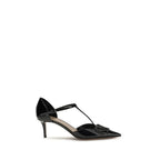 Valentino Garavani Black Calf Leather Bos Taurus High Heel Pumps - Zeiniez