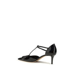 Valentino Garavani Black Calf Leather Bos Taurus High Heel Pumps - Zeiniez