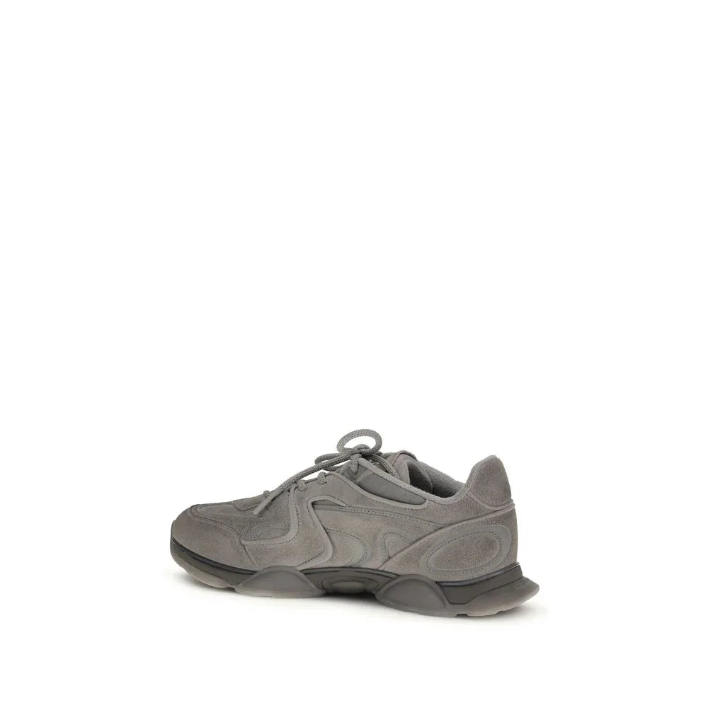 Axel Arigato Gray Calf Leather Bos Taurus Chunky Sneakers - Zeiniez