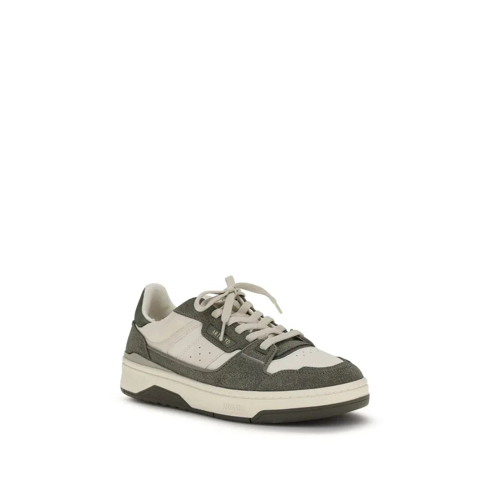 Axel Arigato Bicolor Calf Leather Bos Taurus Low Top Sneakers - Zeiniez