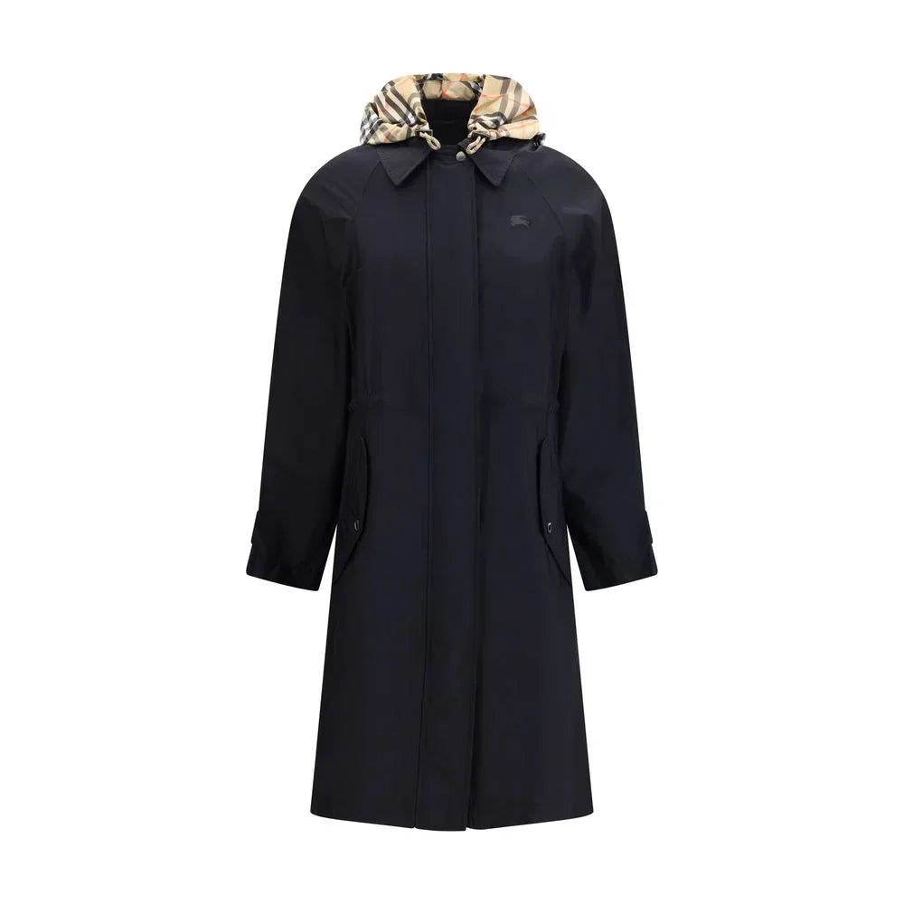 Burberry Black Polyamide Coat - Zeiniez