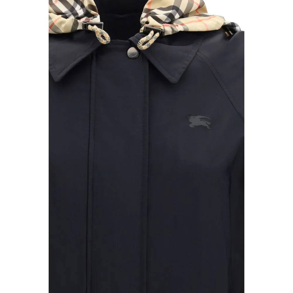 Burberry Black Polyamide Coat - Zeiniez