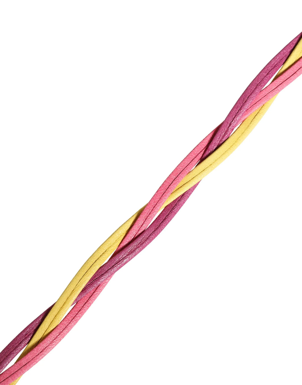 Costume National Multicolor Twisted Leather Circle Buckle Belt - Zeiniez