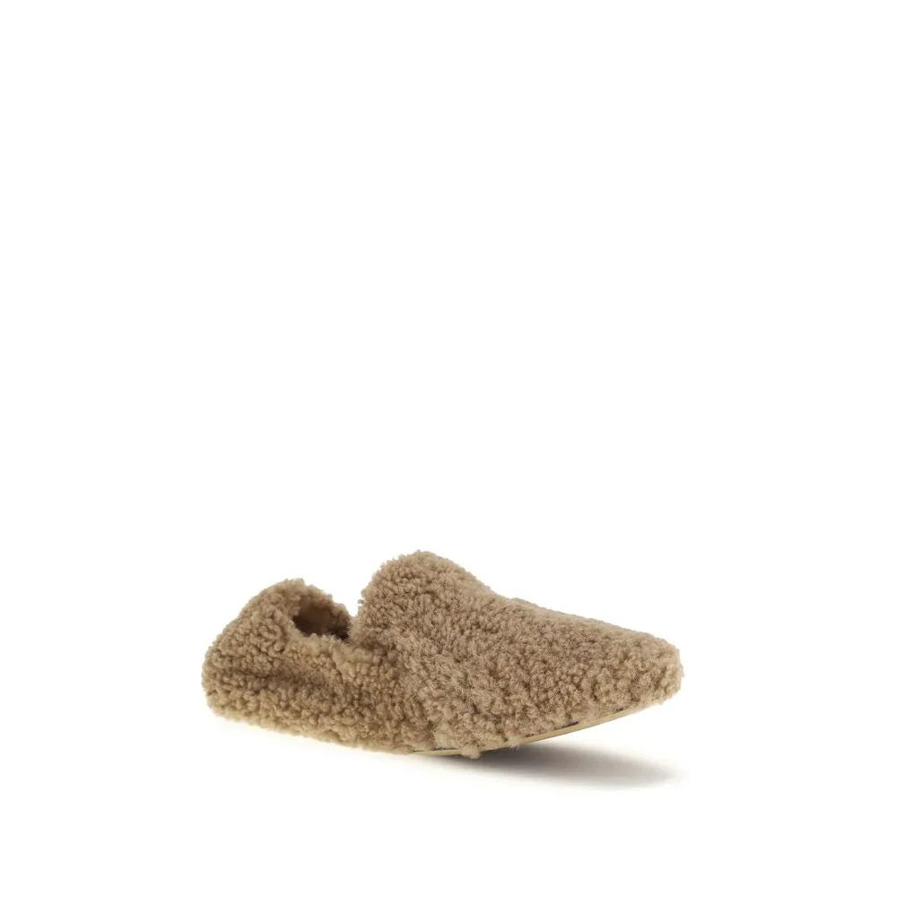 Le Monde Béryl Brown Calf Leather Bos Taurus Slip-On Loafers - Zeiniez