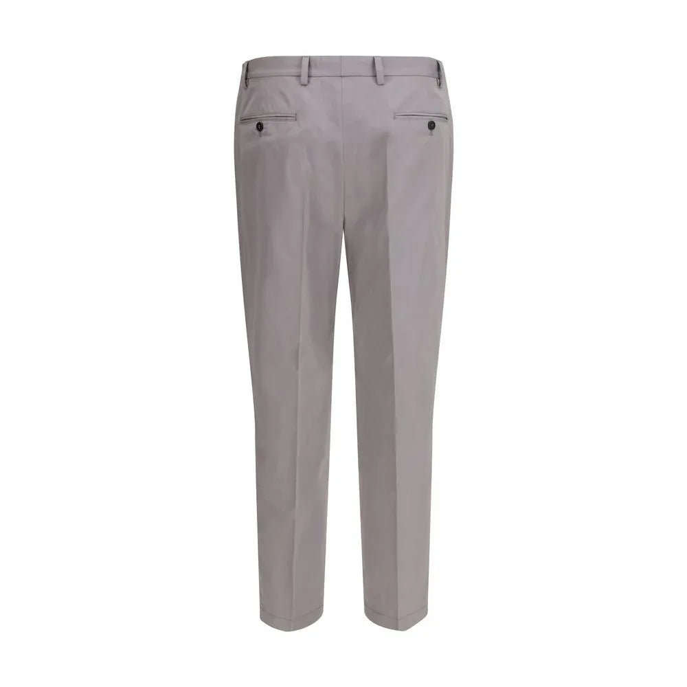 Prada Gray Cotton Dress Pants - Zeiniez