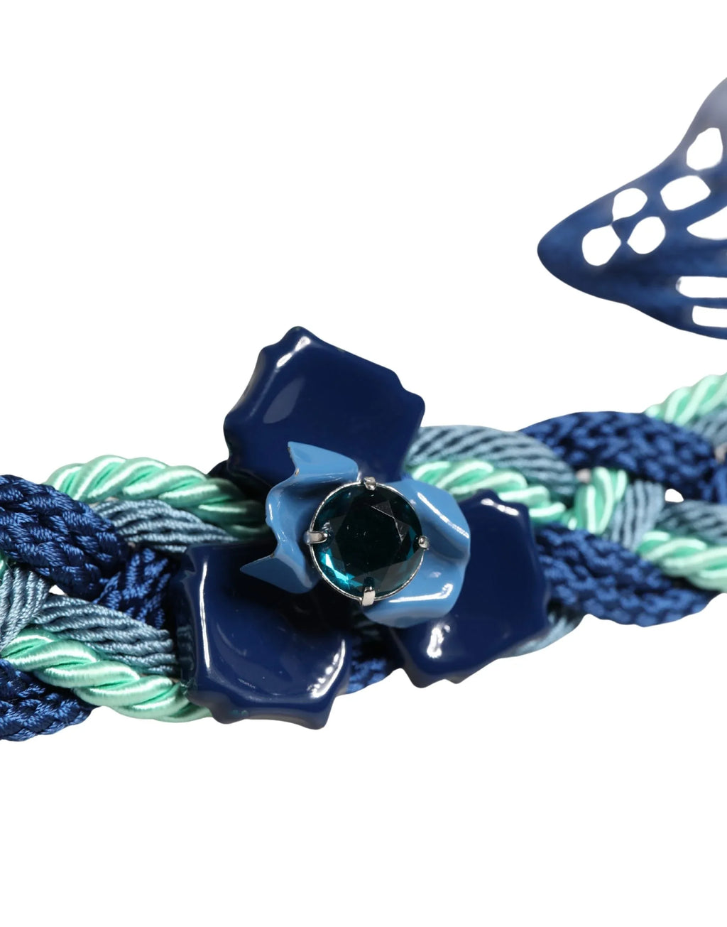 Cavalli Class Multicolor Twisted Rope Chain Buckle Waist Belt - Zeiniez