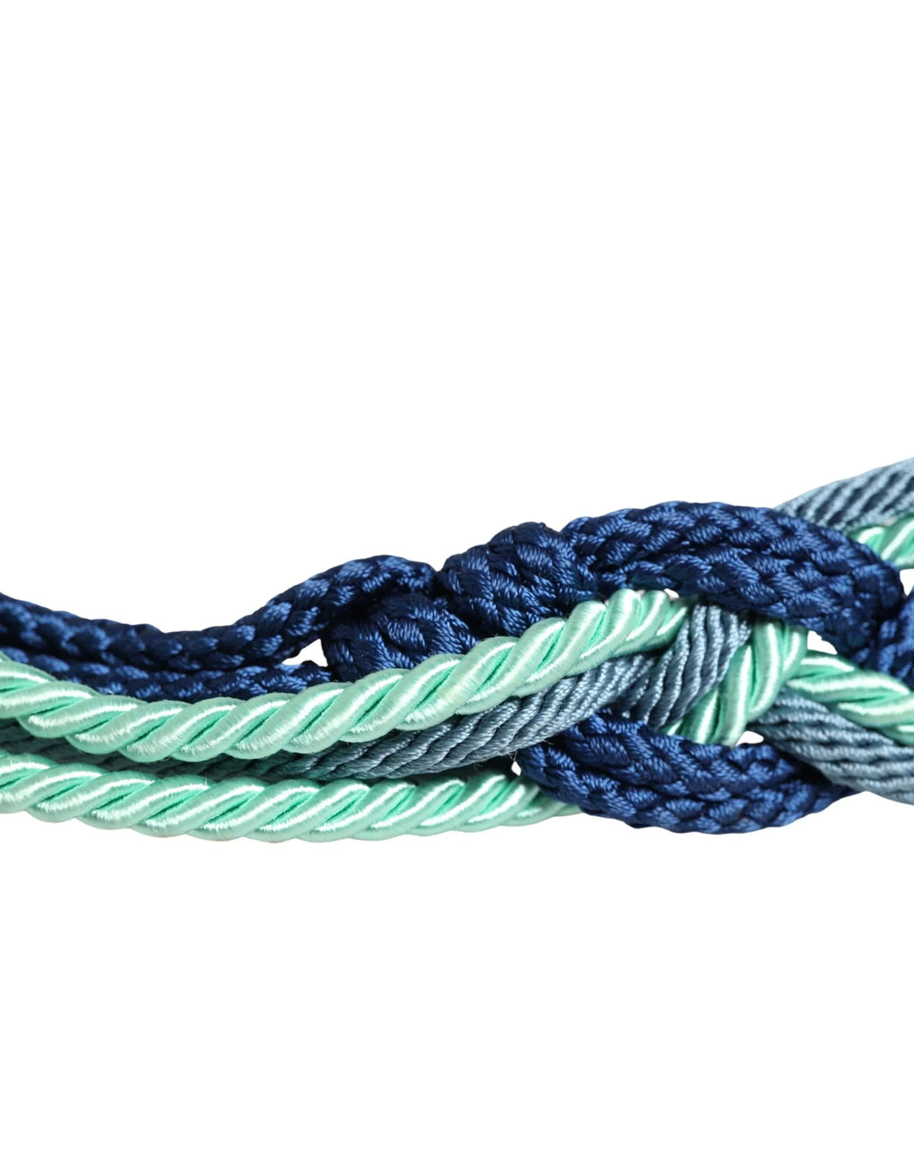 Cavalli Class Multicolor Twisted Rope Chain Buckle Waist Belt - Zeiniez