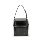 Maison Margiela Black Calf Leather Bos Taurus Backet Bag - Zeiniez