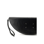 Maison Margiela Black Calf Leather Bos Taurus Clutch Bag - Zeiniez