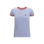 Prada Blue Cotton T-Shirt - Zeiniez